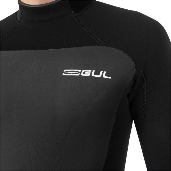 2026 Gul Mens Response 3/2mm GBS Back Zip Wetsuit RE1231-C1 - Black